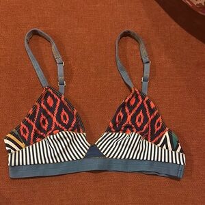 XiRENA Red and Blue Soft Cup Bralette
